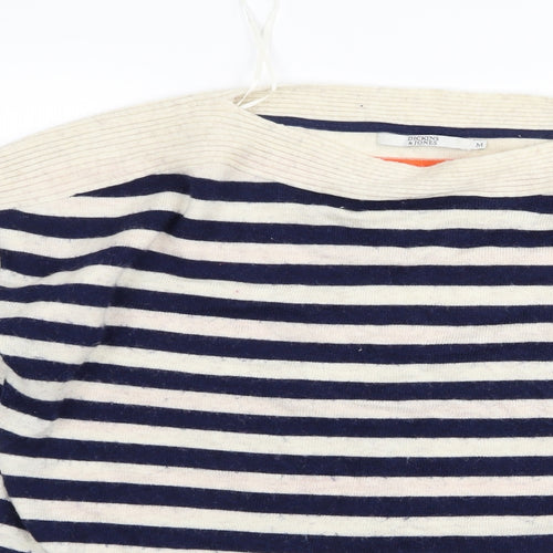 Dickens & jones Womens Multicoloured Striped  Pullover Jumper Size M  - v