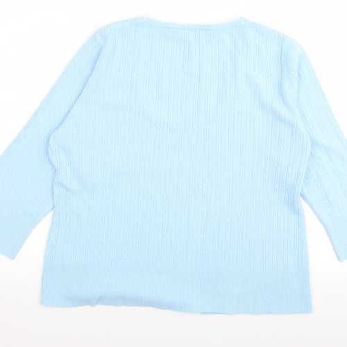 Preworn Womens Black   Pullover Jumper Size 18