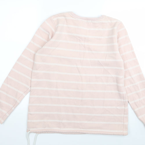 geirge Womens Pink Striped Rayon Pullover Jumper Size 14
