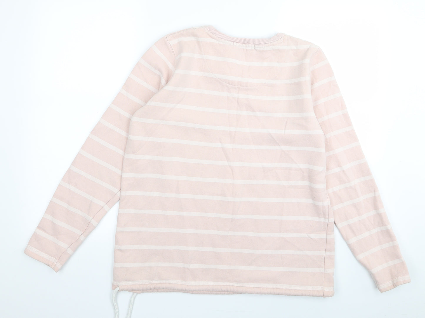 geirge Womens Pink Striped Rayon Pullover Jumper Size 14