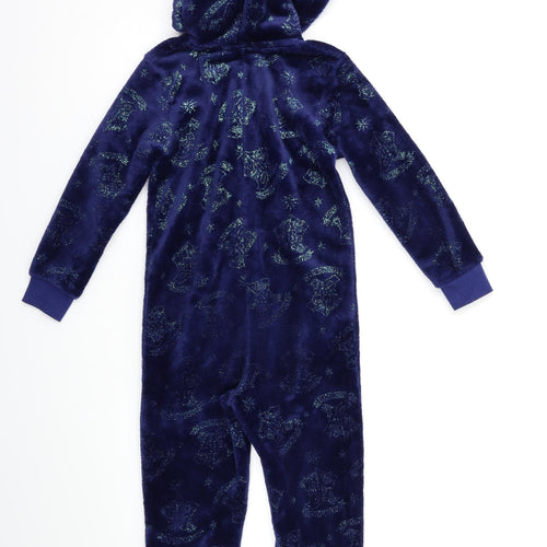 Tesco Boys Blue  Fleece  One Piece Size 7-8 Years  - Harry Potter
