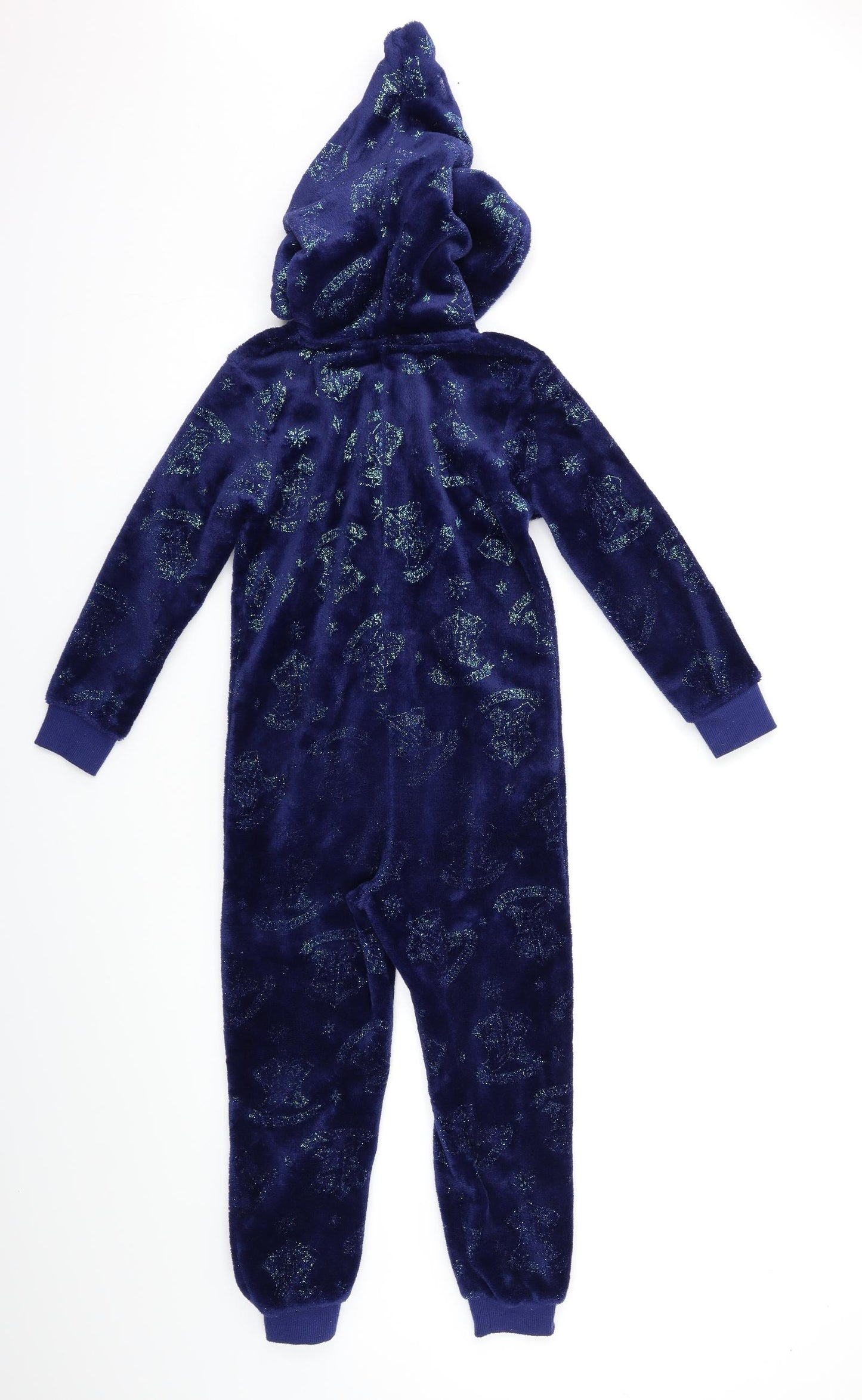 Tesco Boys Blue  Fleece  One Piece Size 7-8 Years  - Harry Potter