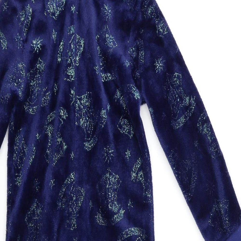 Tesco Boys Blue  Fleece  One Piece Size 7-8 Years  - Harry Potter