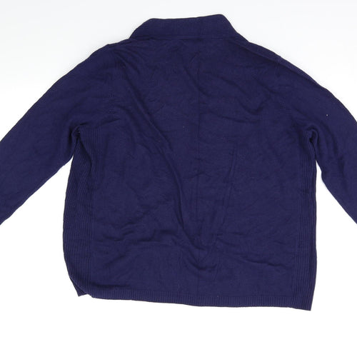 Spirit Womens Blue   Cardigan Jumper Size 18