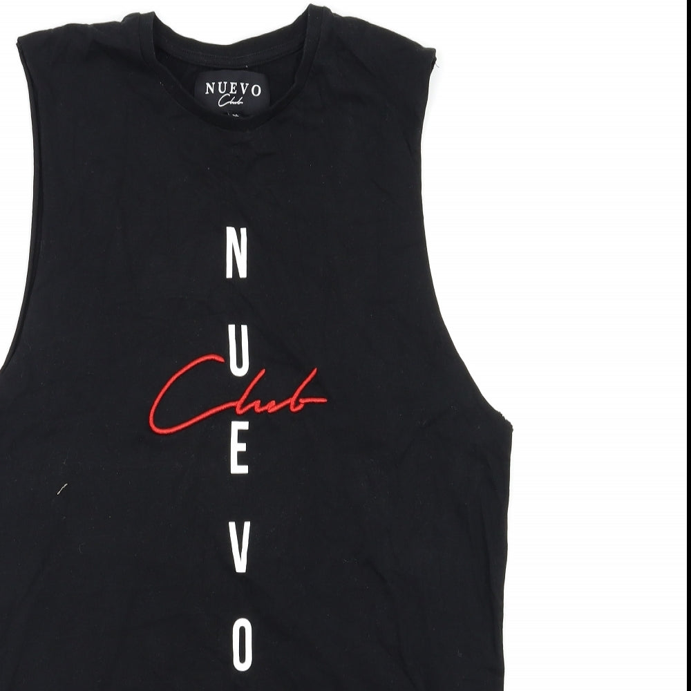 Nuevo Club Mens Black    T-Shirt Size M