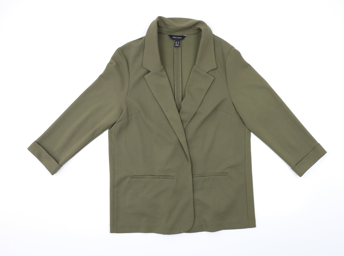 New Look Womens Green   Jacket Blazer Size 14