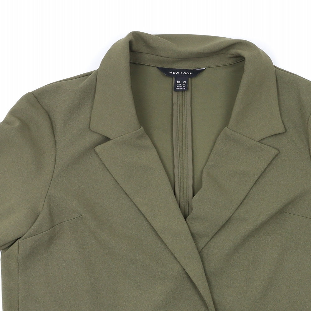 New Look Womens Green   Jacket Blazer Size 14