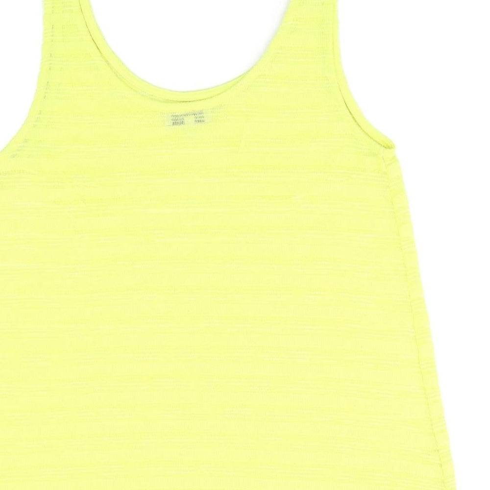 Matalan Womens Yellow   Basic Tank Size 14