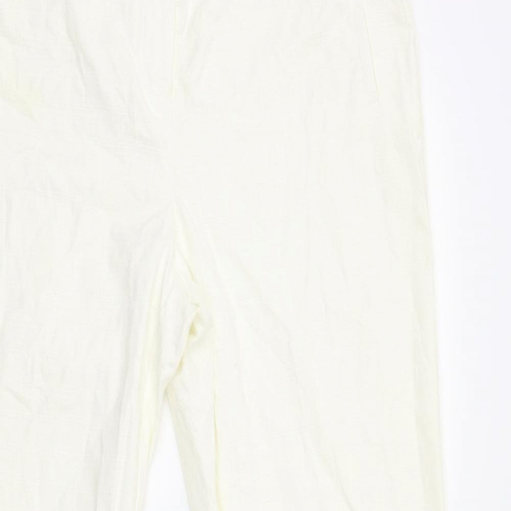 Preworn Womens Ivory   Trousers  Size 12 L29 in