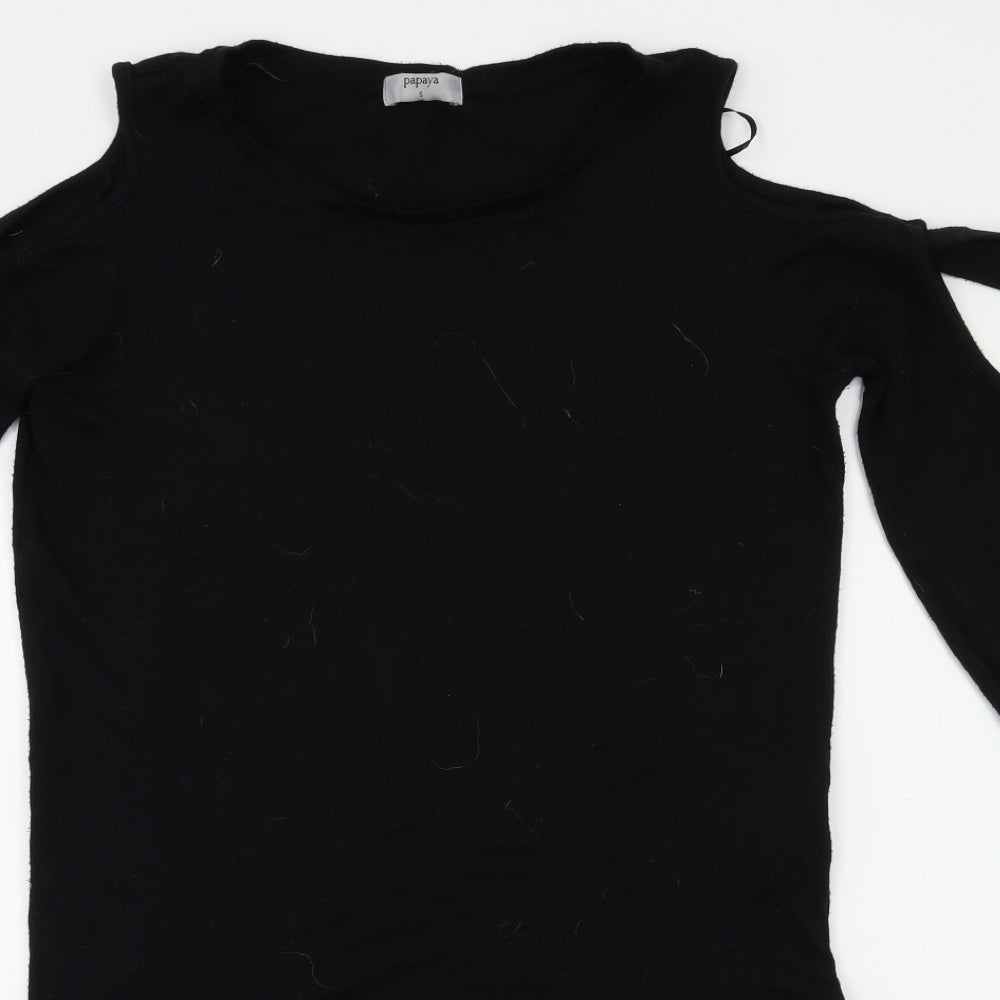Matalan Womens Black  Knit Jumper Dress  Size S