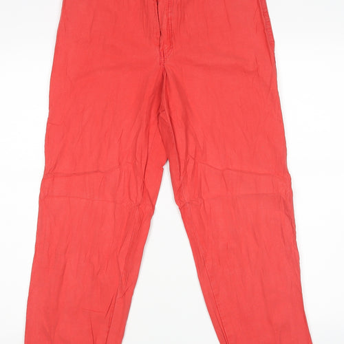Gary Womens Red   Trousers  Size 40 L27 in