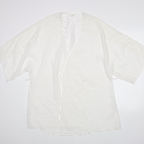 Debenhams Womens White    Robe Size 16