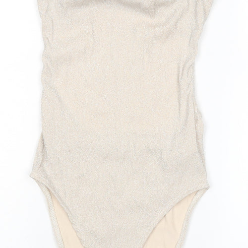 Topshop Womens Beige   Playsuit One-Piece Size 10