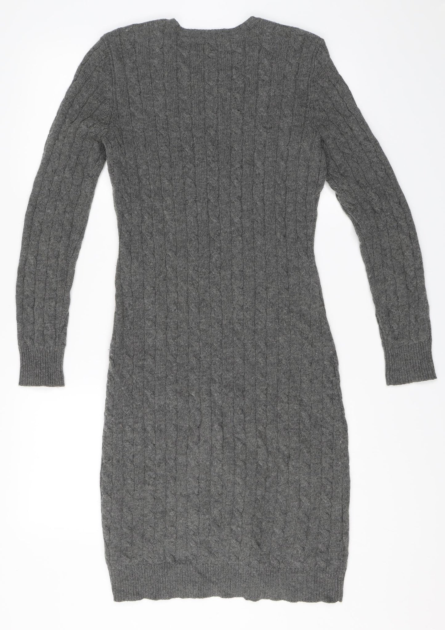 Ralph Lauren Womens Grey   Jumper Dress  Size S