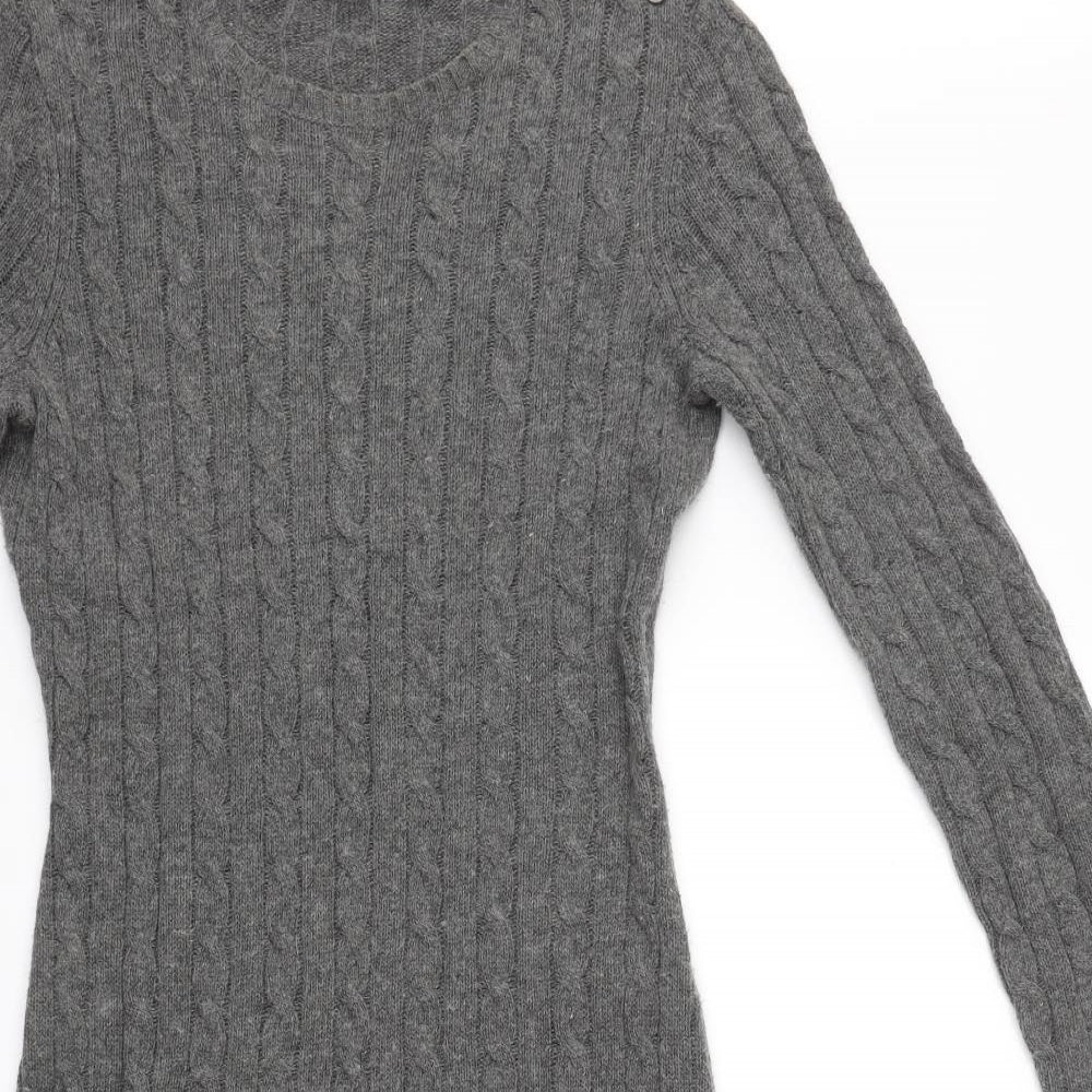 Ralph Lauren Womens Grey   Jumper Dress  Size S