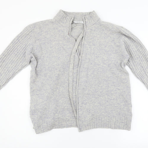 EWM Womens Grey   Cardigan Jumper Size XL