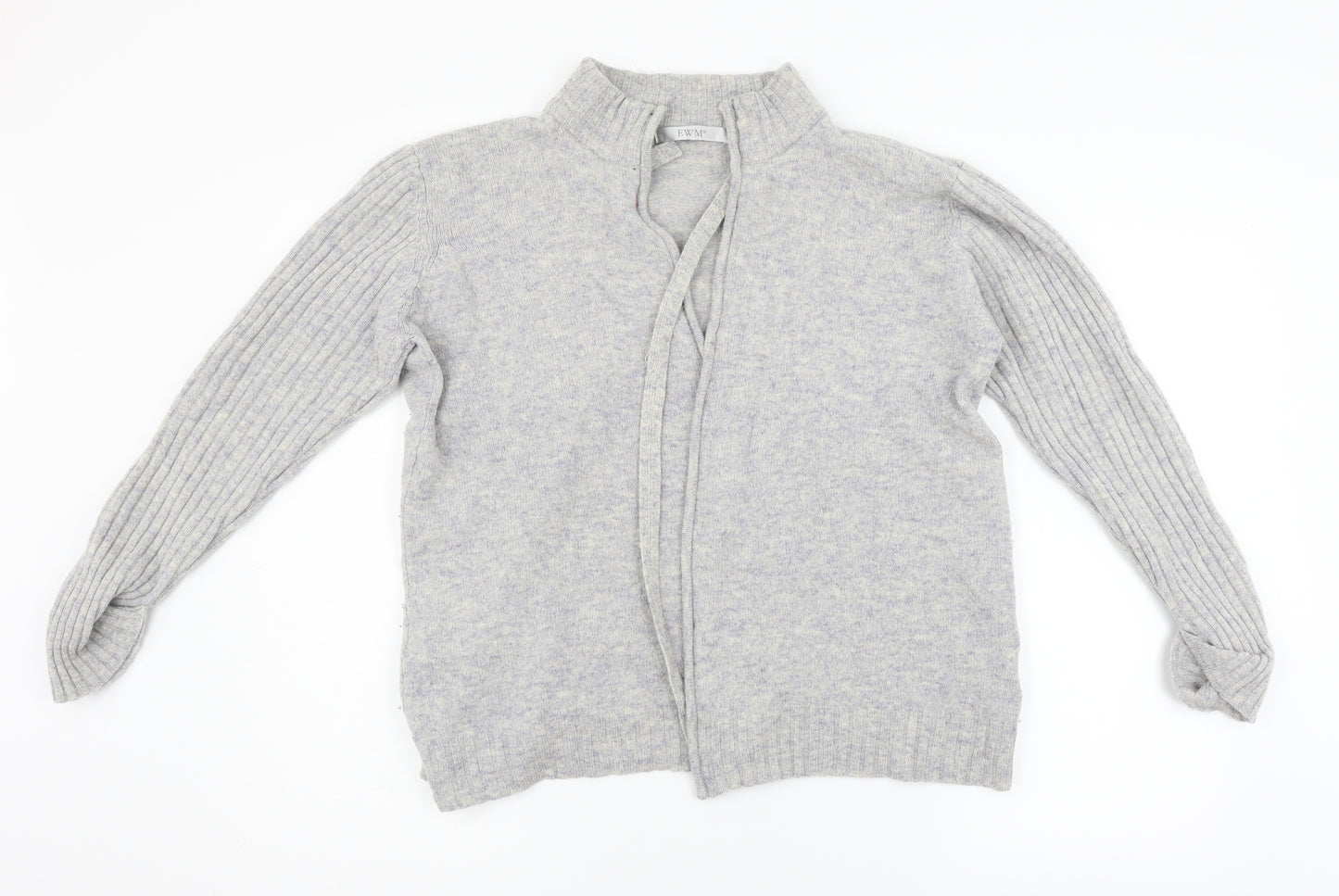 EWM Womens Grey   Cardigan Jumper Size XL