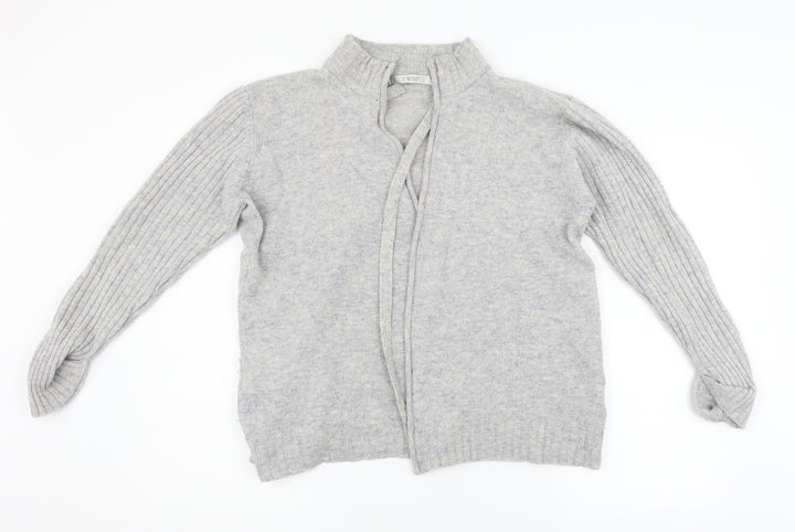 EWM Womens Grey Cardigan Jumper Size XL