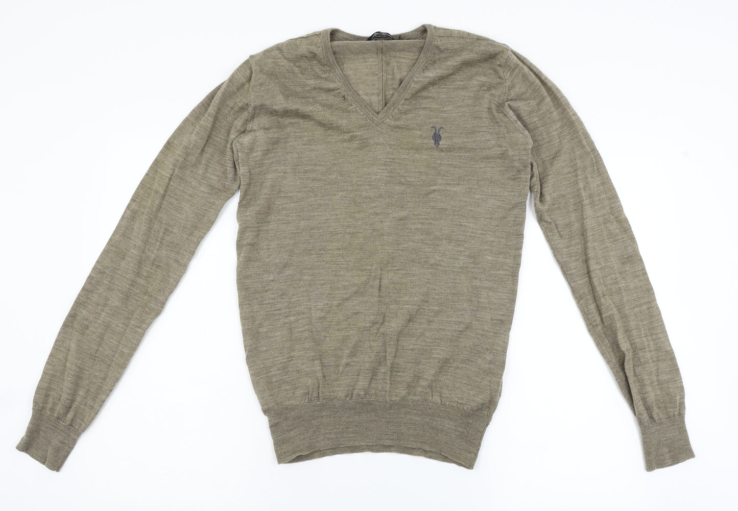 all saints Mens Brown   Pullover Jumper Size S