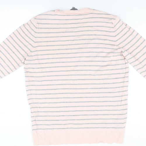 Principles Womens Pink Striped  Pullover Jumper Size 16