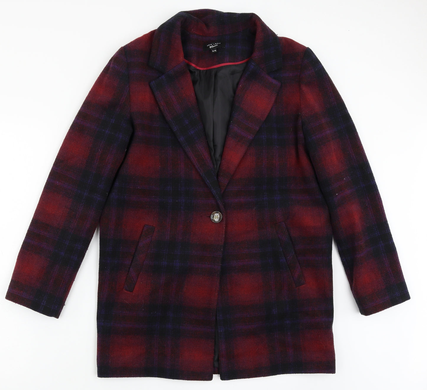 NEXT Boys Red Plaid  Jacket Blazer Size 14-15 Years