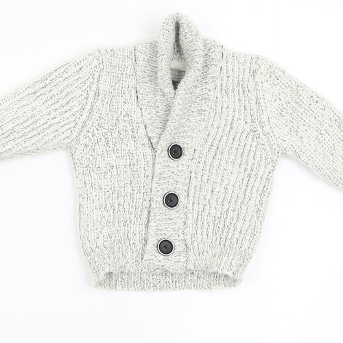 Priamrk Baby Grey   Cardigan Jumper Size 0-3 Months
