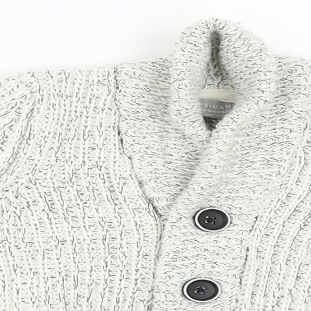Priamrk Baby Grey   Cardigan Jumper Size 0-3 Months