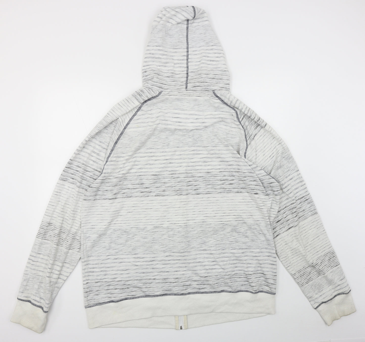 Saltrock Mens White   Full Zip Hoodie Size 2XL