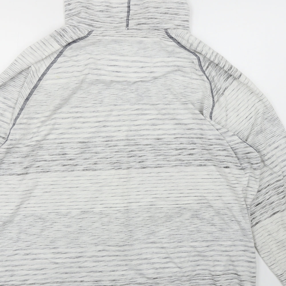 Saltrock Mens White   Full Zip Hoodie Size 2XL
