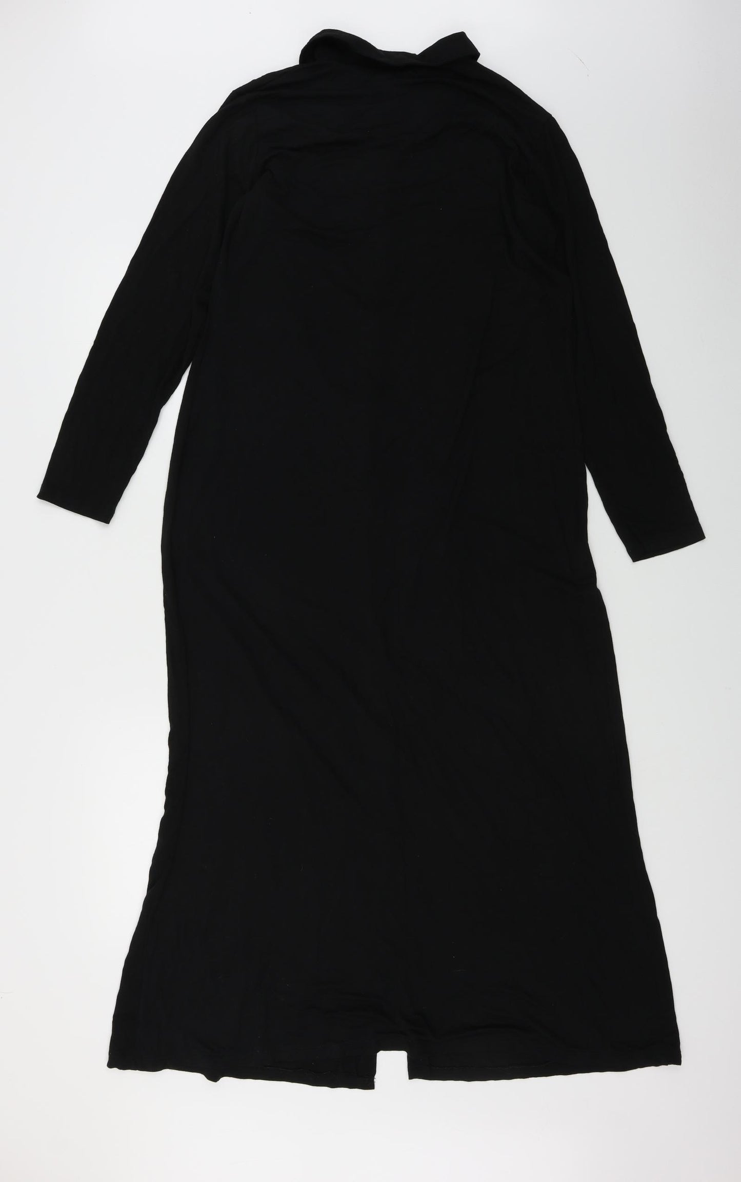 Disentis Womens Black   Shirt Dress  Size XL