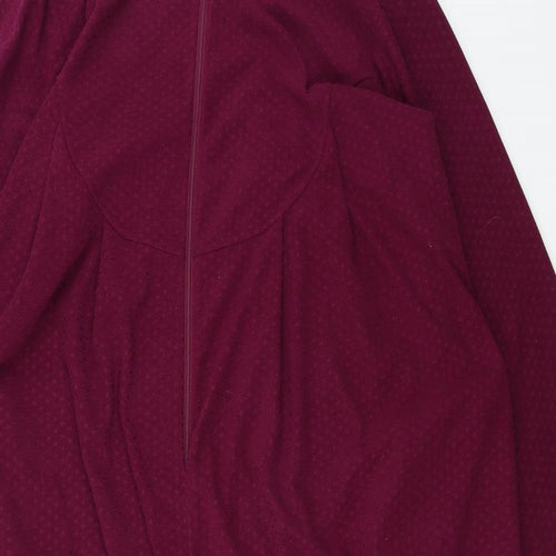 Preworn Womens Purple Solid  Top Dress Size M