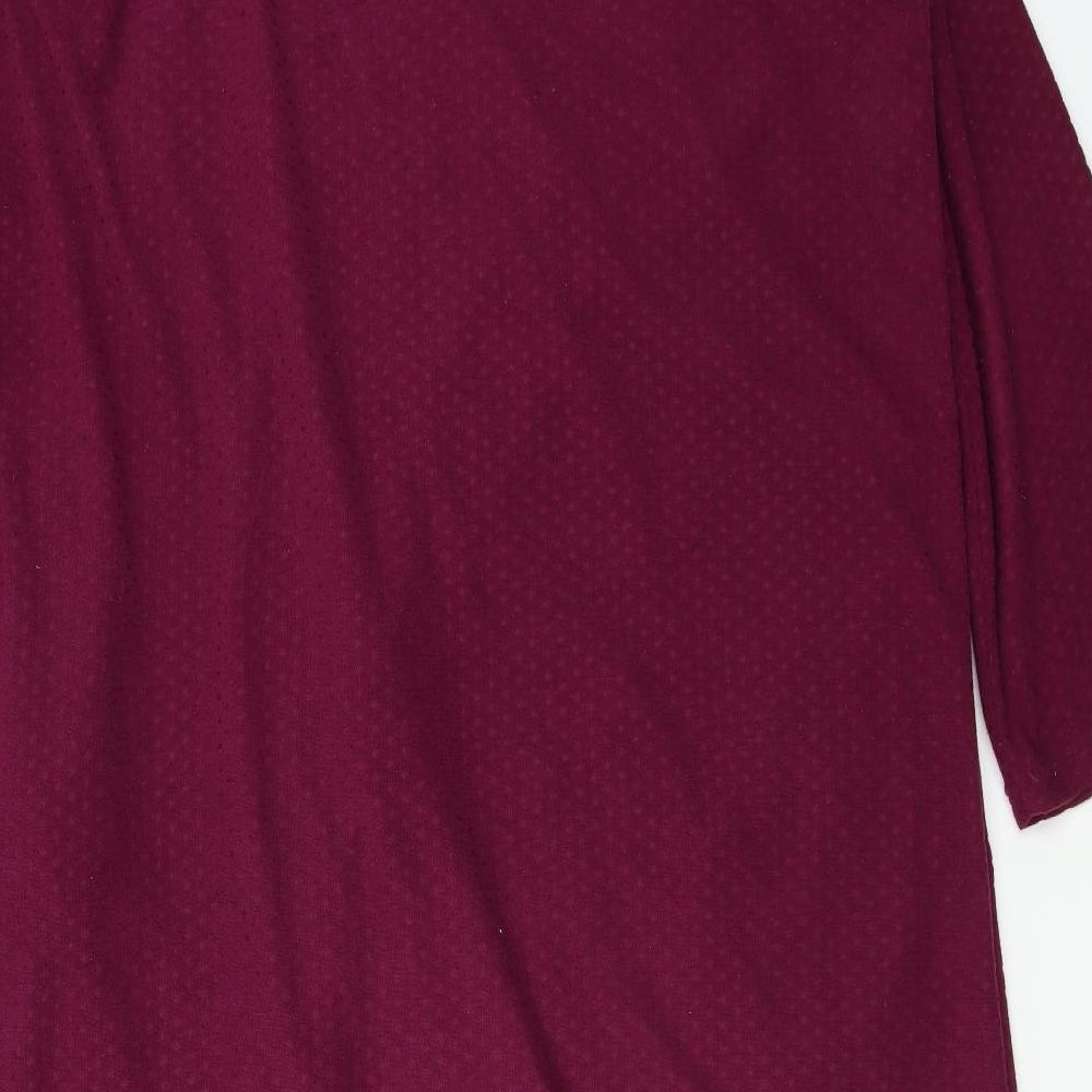 Preworn Womens Purple Solid  Top Dress Size M