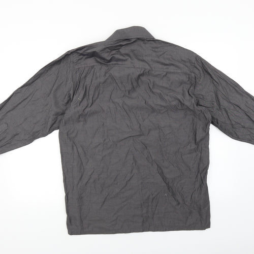 Reid & Taylor Mens Grey    Dress Shirt Size 15.5