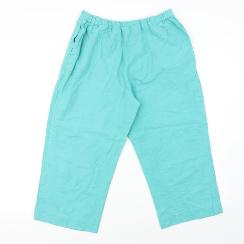 Penny Plain Womens Blue   Trousers  Size 14 L20 in
