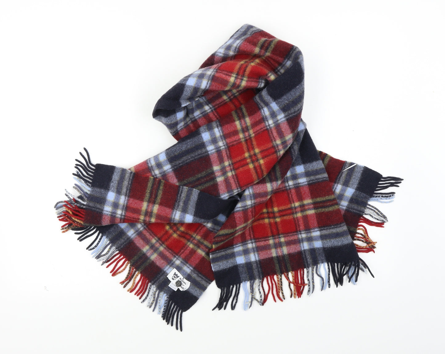 National Trust Unisex Multicoloured Plaid   Scarf