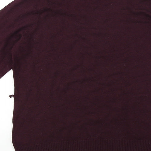 Marks and Spencer Womens Red   Pullover Jumper Size 12