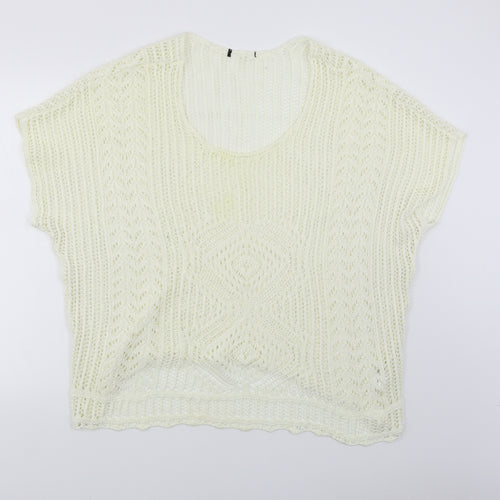Atmosphere Womens White   Pullover Jumper Size L