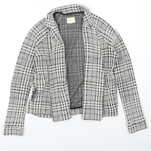 NEXT Womens Black Check  Jacket  Size 10