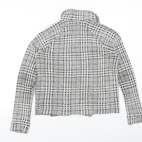 NEXT Womens Black Check  Jacket  Size 10