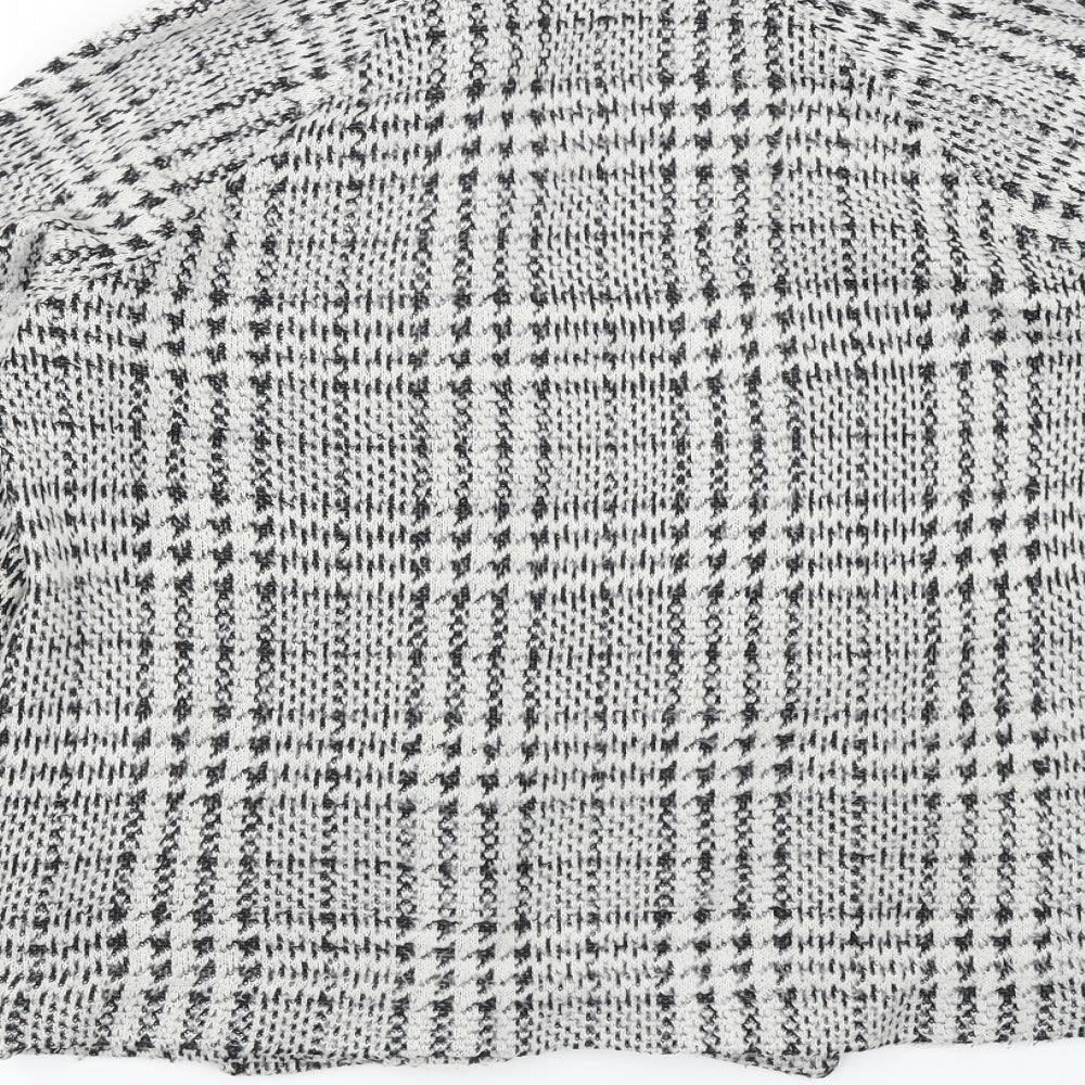 NEXT Womens Black Check  Jacket  Size 10