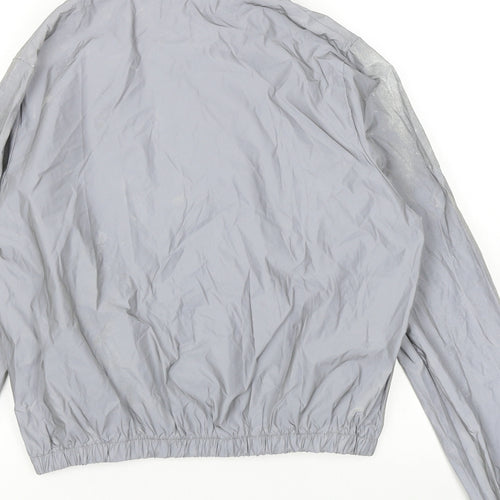 Preworn Womens Silver   Rain Coat Jacket Size 2XL