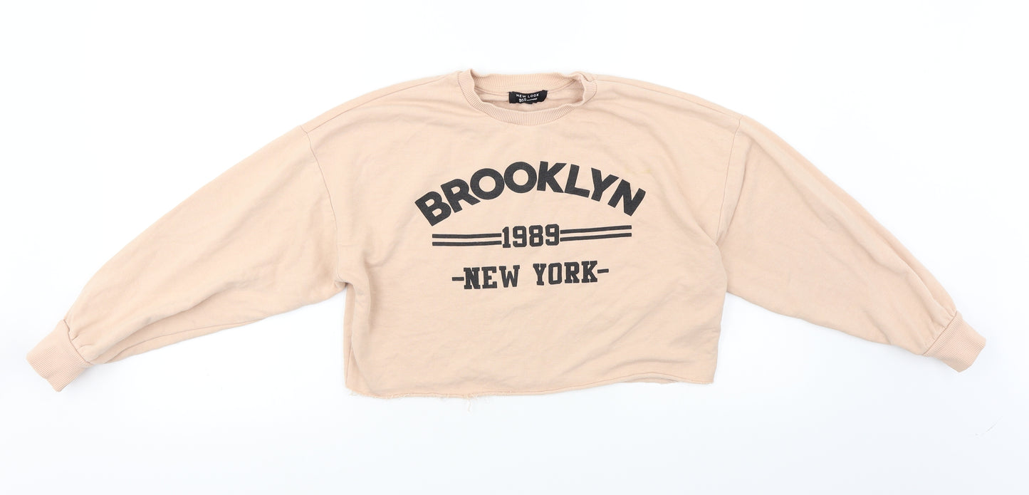 New Look Girls Pink   Pullover Jumper Size 10-11 Years  - Brooklyn