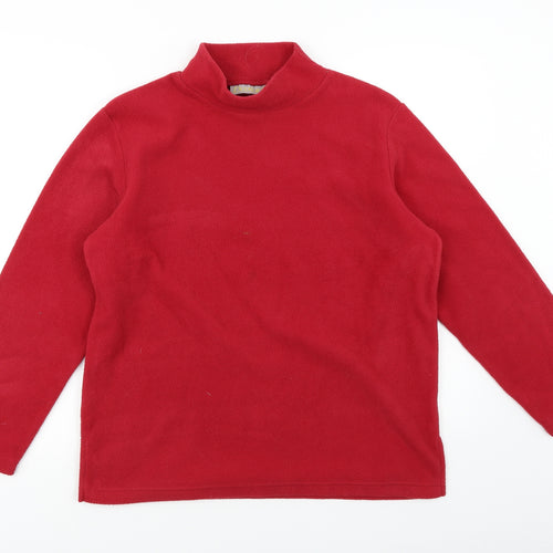 Daxon Womens Red   Pullover Jumper Size 14