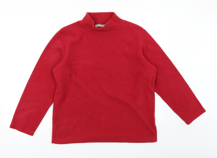 Daxon Womens Red Pullover Jumper Size 14