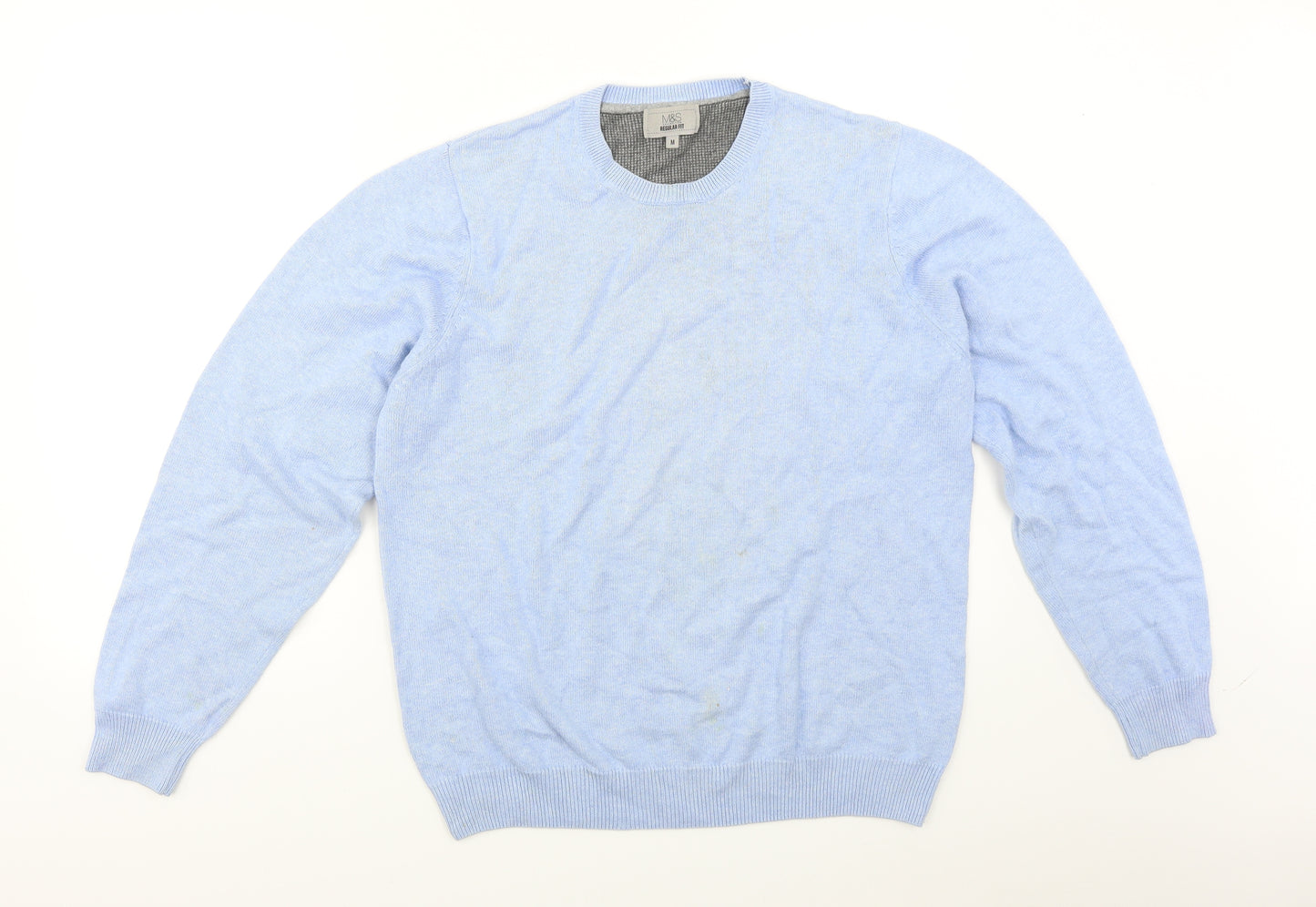M&S Womens Blue   Pullover Jumper Size M