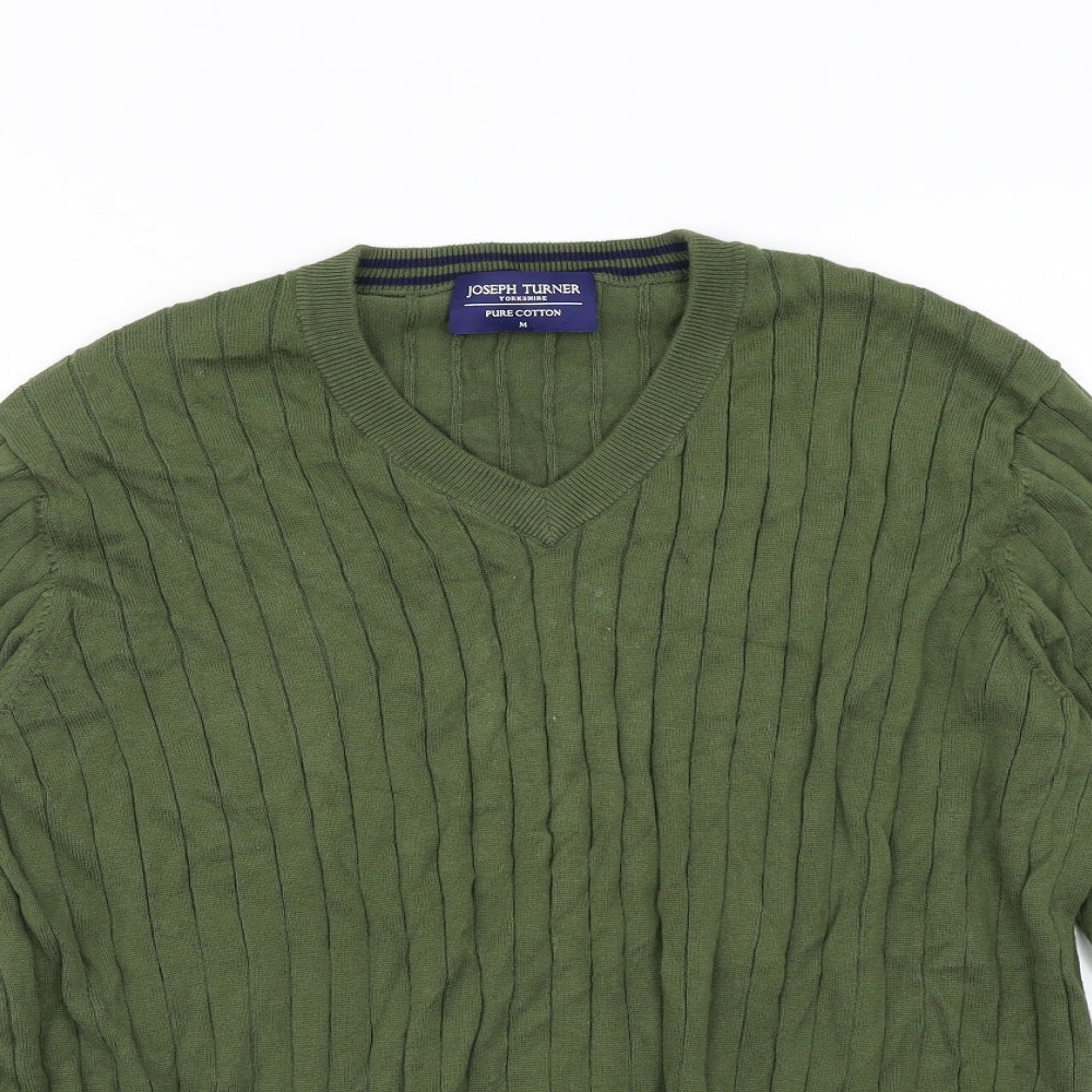 Joseph Turner Mens Green   Pullover Jumper Size M
