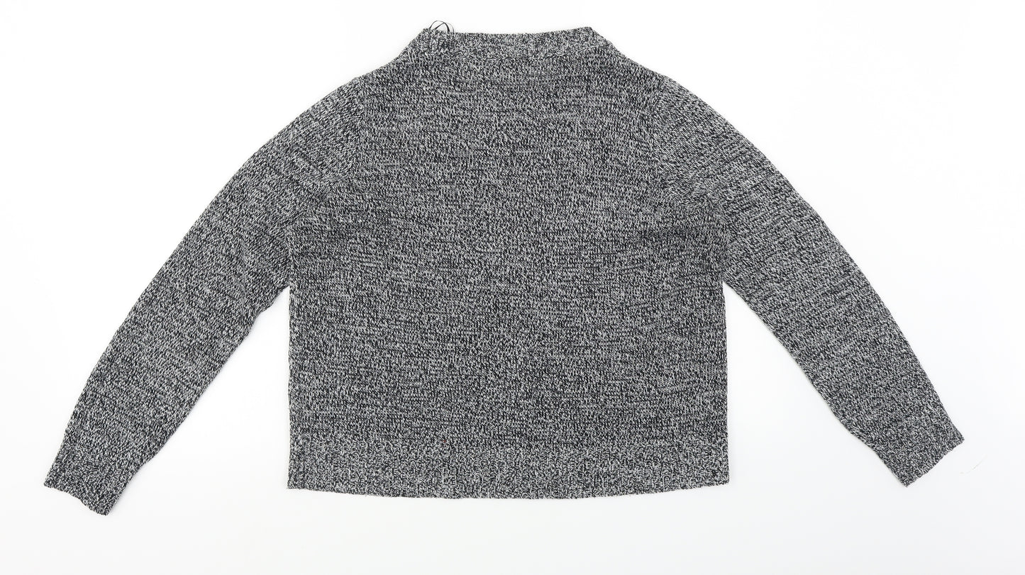 Divided Womens Black   Pullover Jumper Size M