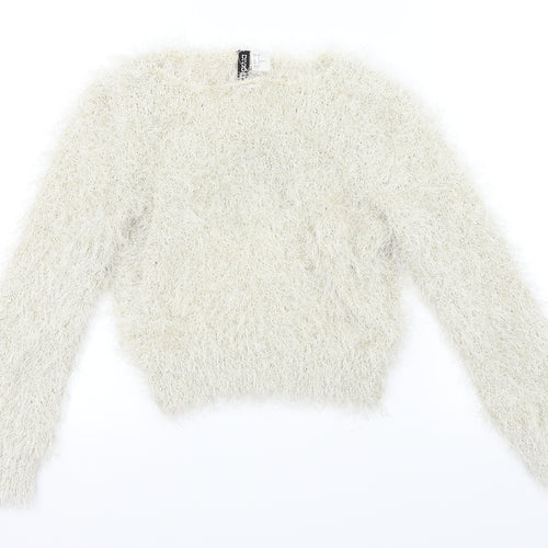 Divided Womens Beige   Pullover Jumper Size 10