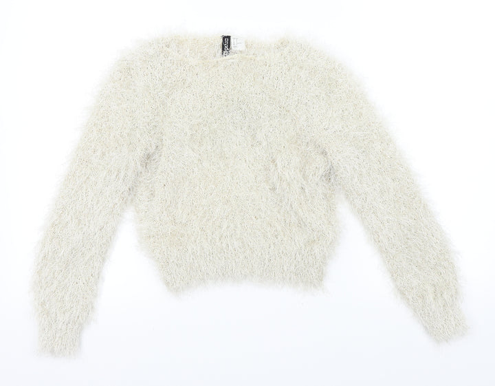Divided Womens Beige   Pullover Jumper Size 10