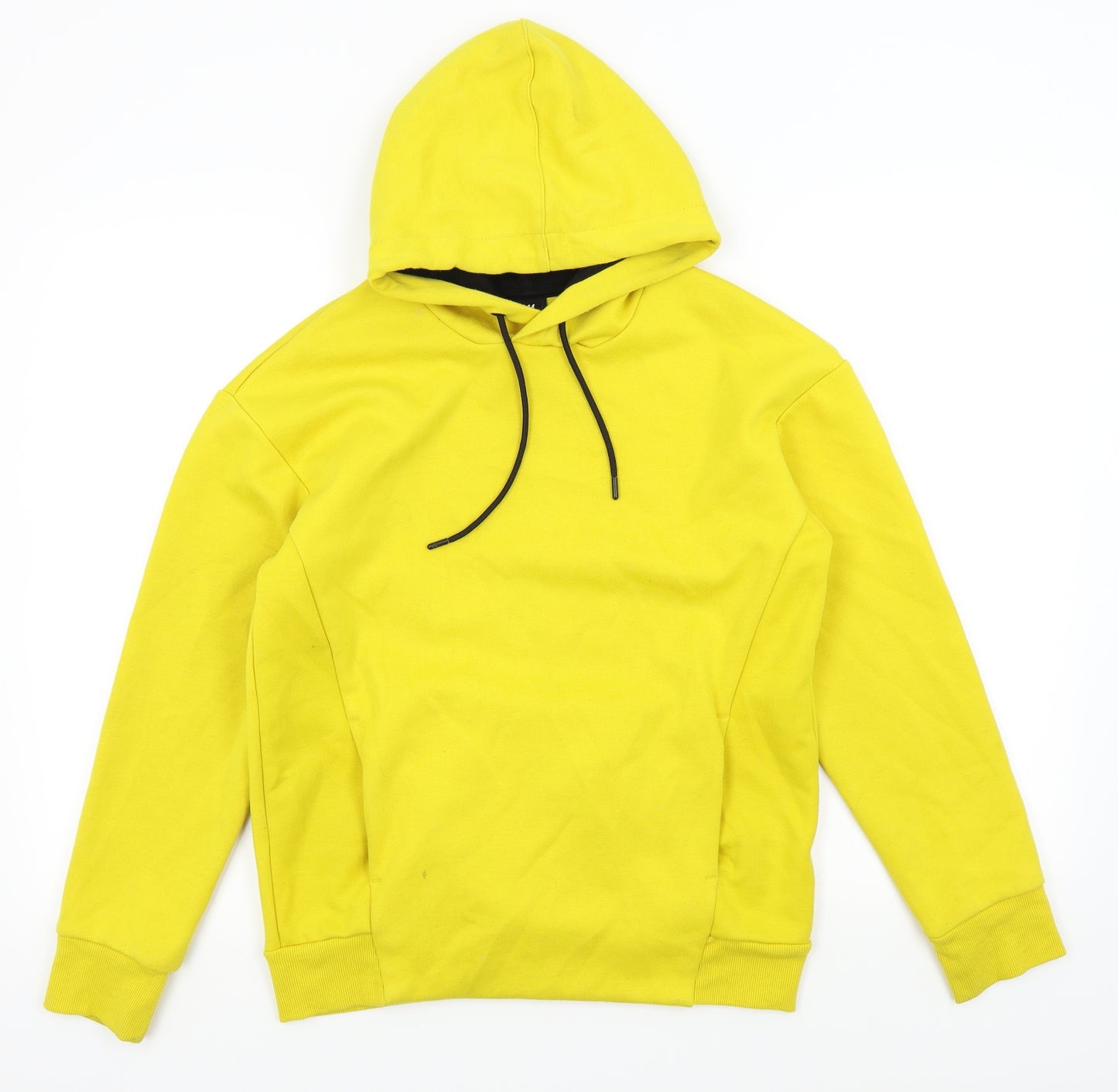 H&M Mens Yellow   Pullover Hoodie Size XS